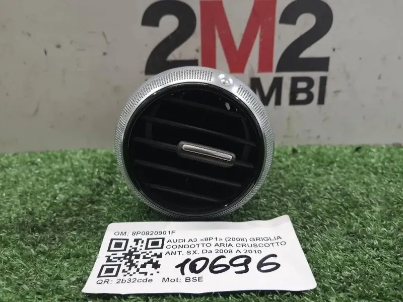 Griglia Condotto ARIA Cruscotto ANT SX 8P0820901F Audi A3 8P1 2008