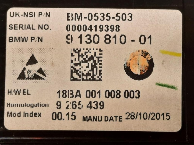 Quadro Strumenti BM-0535-503 Mini MINI ONE F55 2014