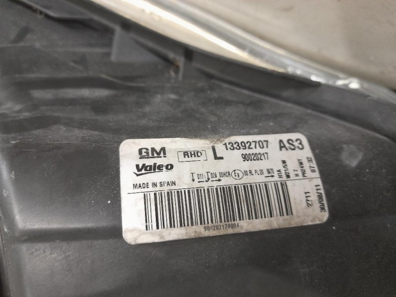 Proiettore ANT SX 13392707 Opel Corsa D 2011