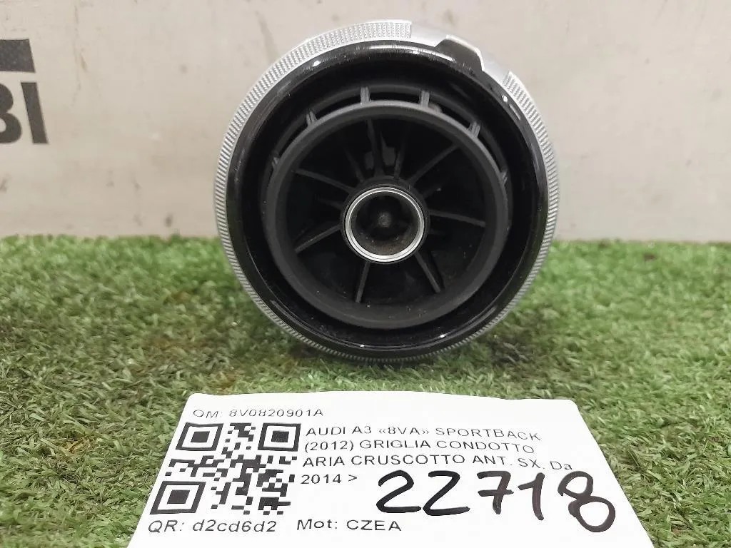 Griglia Condotto ARIA Cruscotto ANT SX 8V0820901A Audi A3 8VA Sportback 2012
