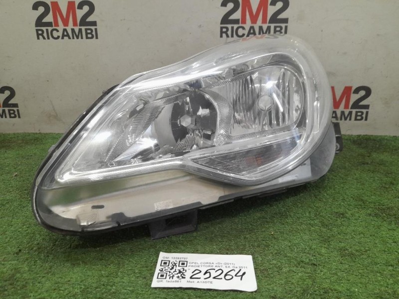 Proiettore ANT SX 13392707 Opel Corsa D 2011