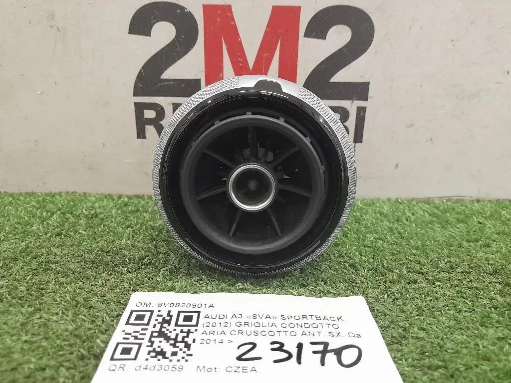Griglia Condotto ARIA Cruscotto ANT SX 8V0820901A Audi A3 8VA Sportback 2012