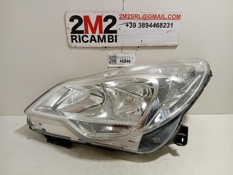 Proiettore ANT SX 13432891 Opel Corsa D 2011