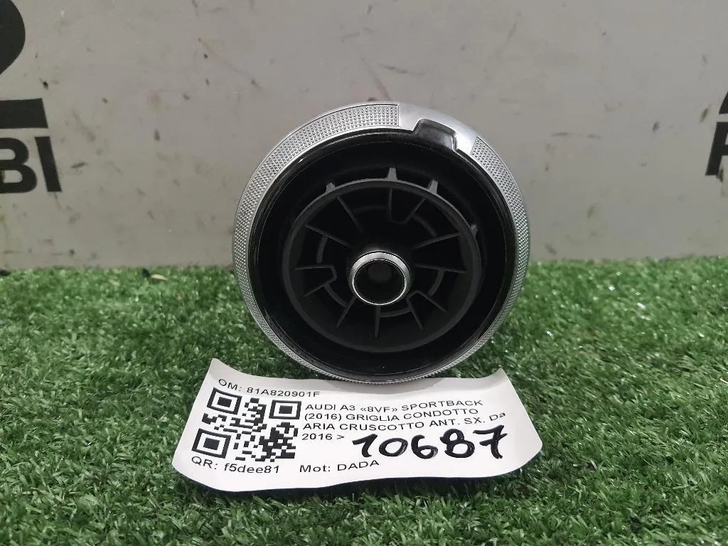 Griglia Condotto ARIA Cruscotto ANT SX 81A820901F Audi A3 8VF Sportback 2016