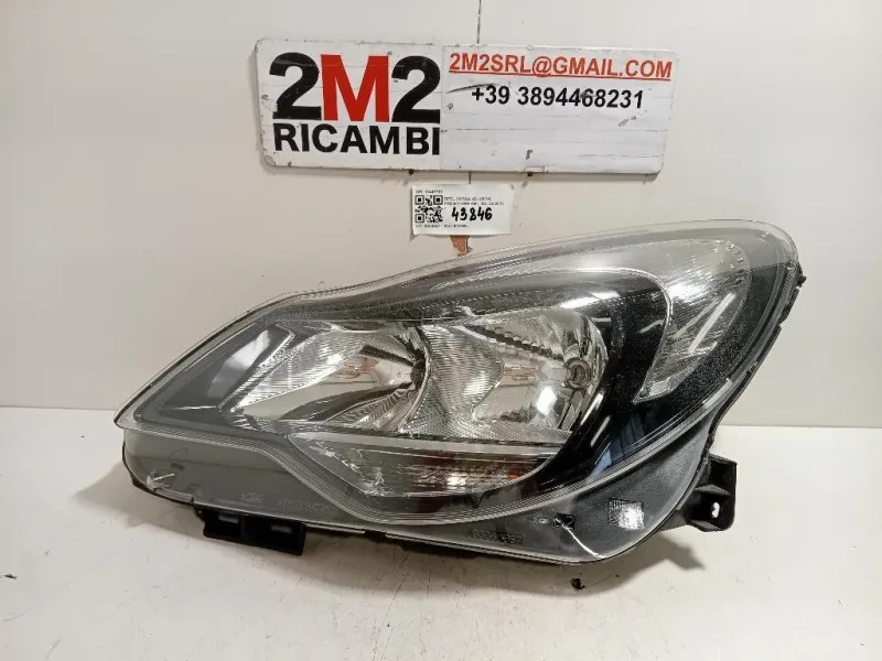 Proiettore ANT SX 13446799 Opel Corsa D VAN 2011