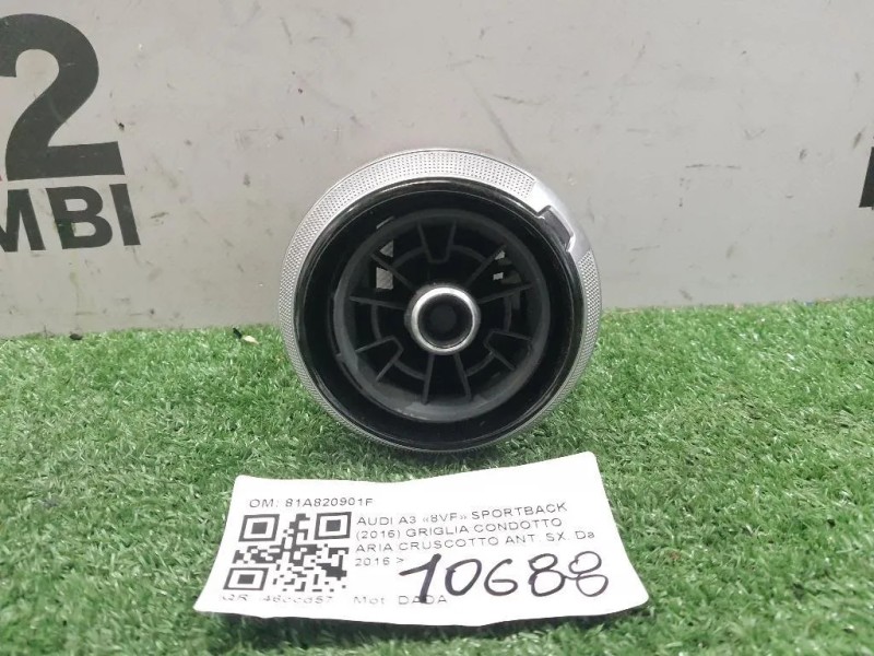 Griglia Condotto ARIA Cruscotto ANT SX 81A820901F Audi A3 8VF Sportback 2016