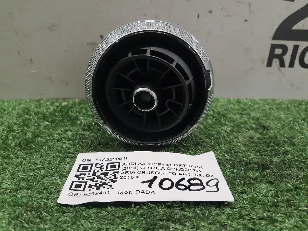 Griglia Condotto ARIA Cruscotto ANT SX 81A820901F Audi A3 8VF Sportback 2016