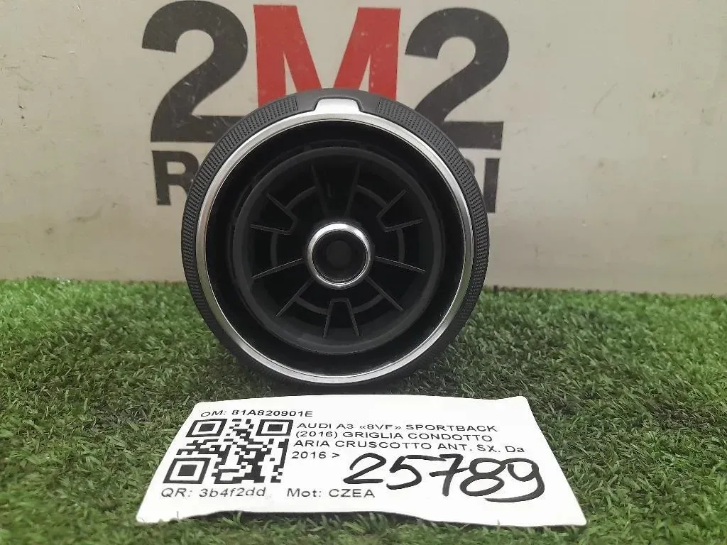 Griglia Condotto ARIA Cruscotto ANT SX 81A820901E Audi A3 8VF Sportback 2016