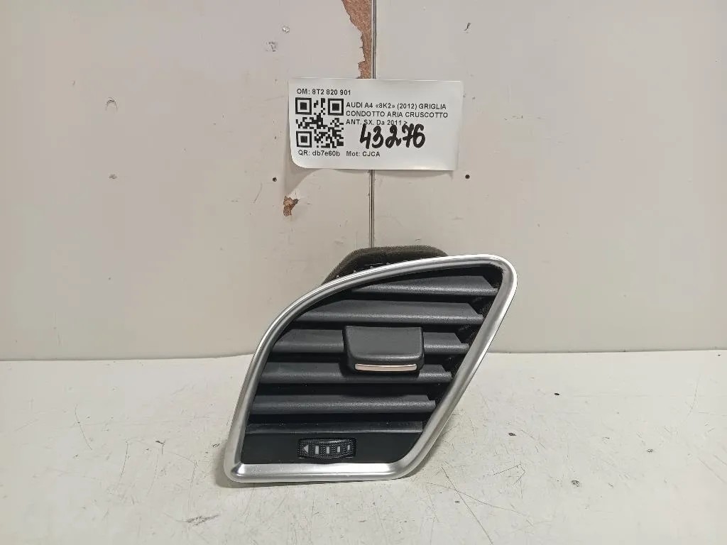 Griglia Condotto ARIA Cruscotto ANT SX 8T2 820 901 Audi A4 8K2 2012