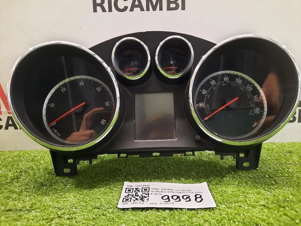 Quadro Strumenti 13374896 Opel Astra J 2010