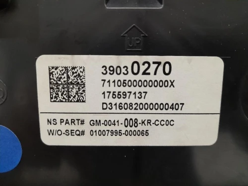 Quadro Strumenti 39030270 Opel Astra K SW 2016