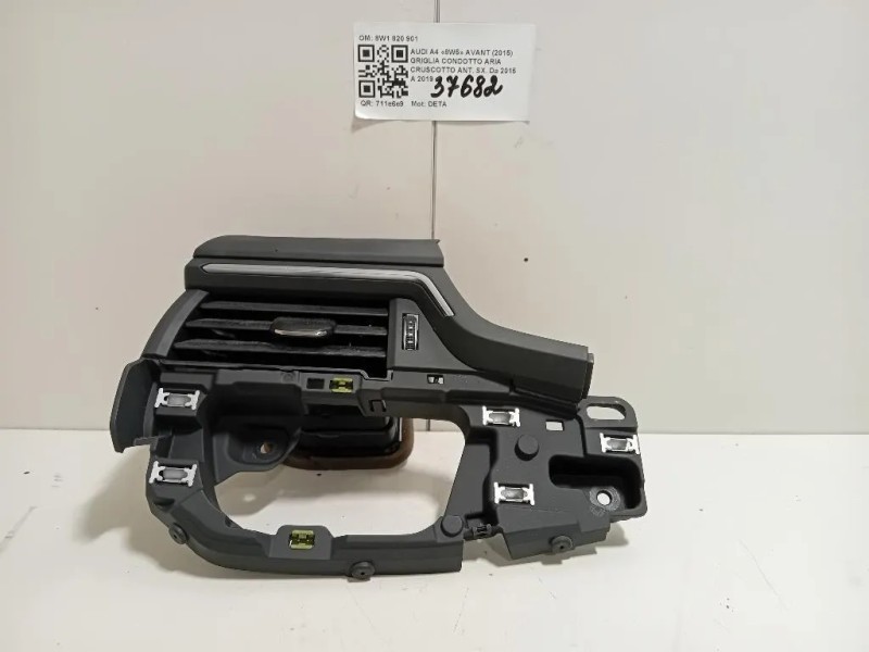Griglia Condotto ARIA Cruscotto ANT SX 8W1820901 Audi A4 8W5 Avant 2015