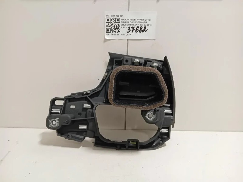 Griglia Condotto ARIA Cruscotto ANT SX 8W1820901 Audi A4 8W5 Avant 2015