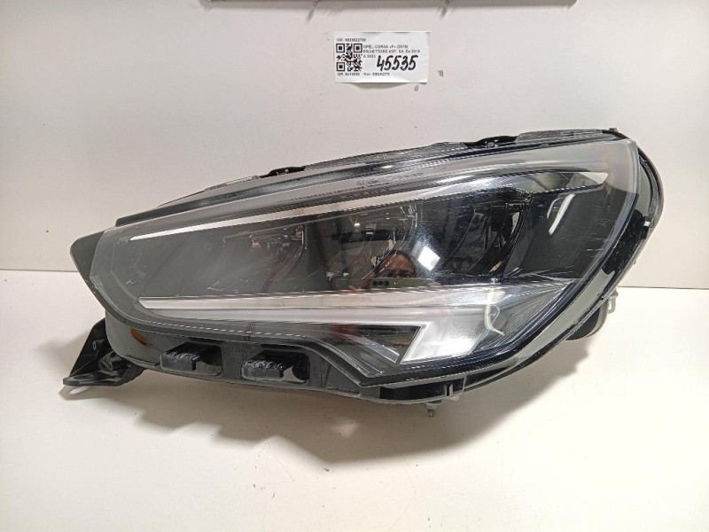 Proiettore ANT SX 9829522780 STAFFA ROTTA Opel Corsa F 2019