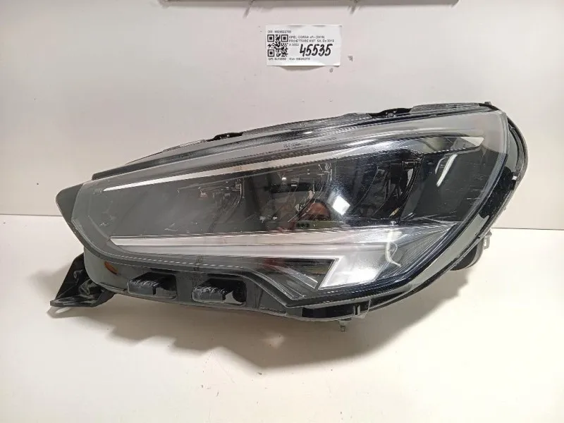 Proiettore ANT SX 9829522780 STAFFA ROTTA Opel Corsa F 2019