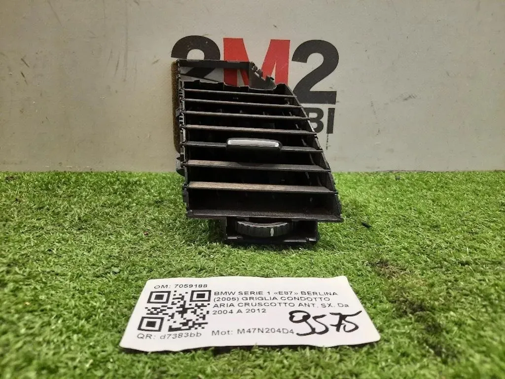 Griglia Condotto ARIA Cruscotto ANT SX 7059188 Bmw Serie 1 E87 Berlina 2005