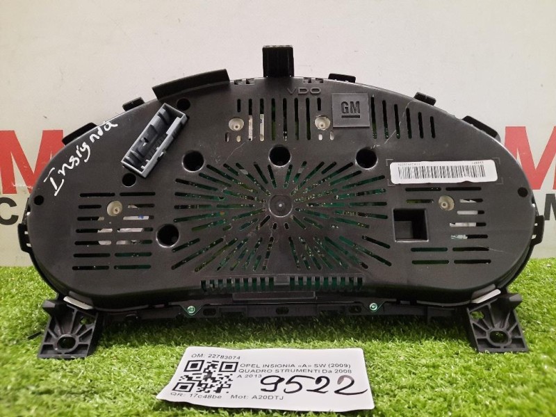 Quadro Strumenti 22783074 Opel Insignia A SW 2009