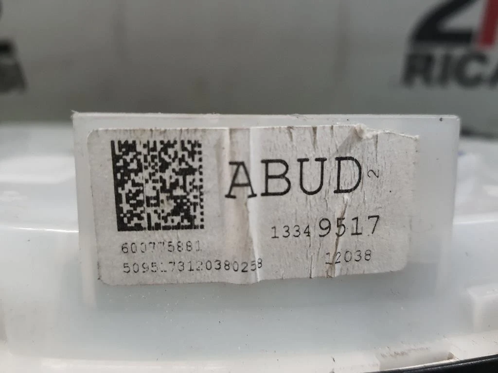 Quadro Strumenti 13346157 Opel Meriva B 2010