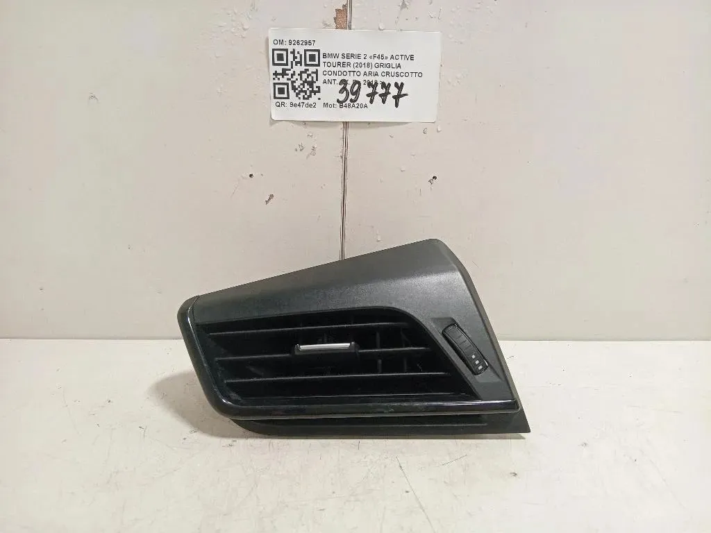 Griglia Condotto ARIA Cruscotto ANT SX 9262957 Bmw Serie 2 F45 Active Tourer 2018
