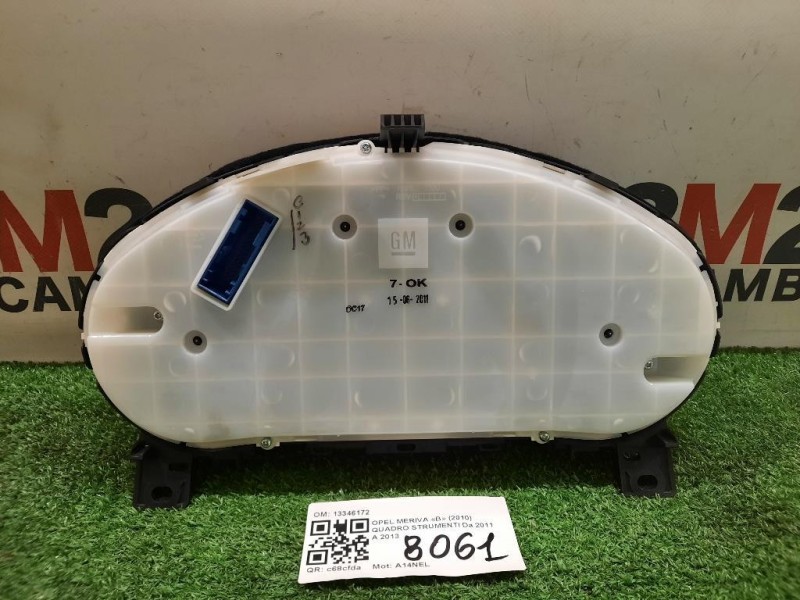 Quadro Strumenti 13346172 Opel Meriva B 2010