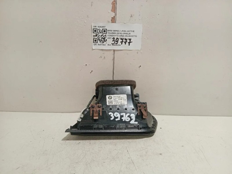 Griglia Condotto ARIA Cruscotto ANT SX 9262957 Bmw Serie 2 F45 Active Tourer 2018