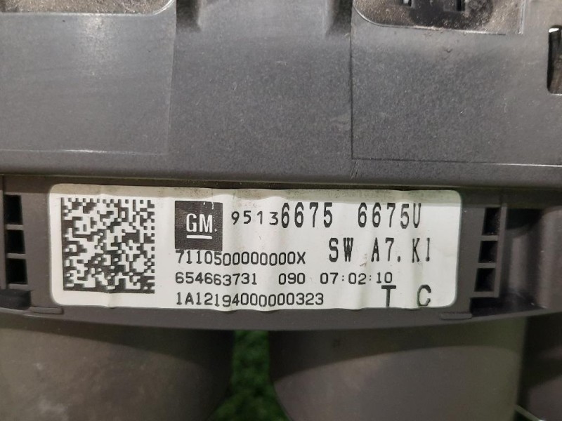 Quadro Strumenti 654663731 Opel Mokka 2013