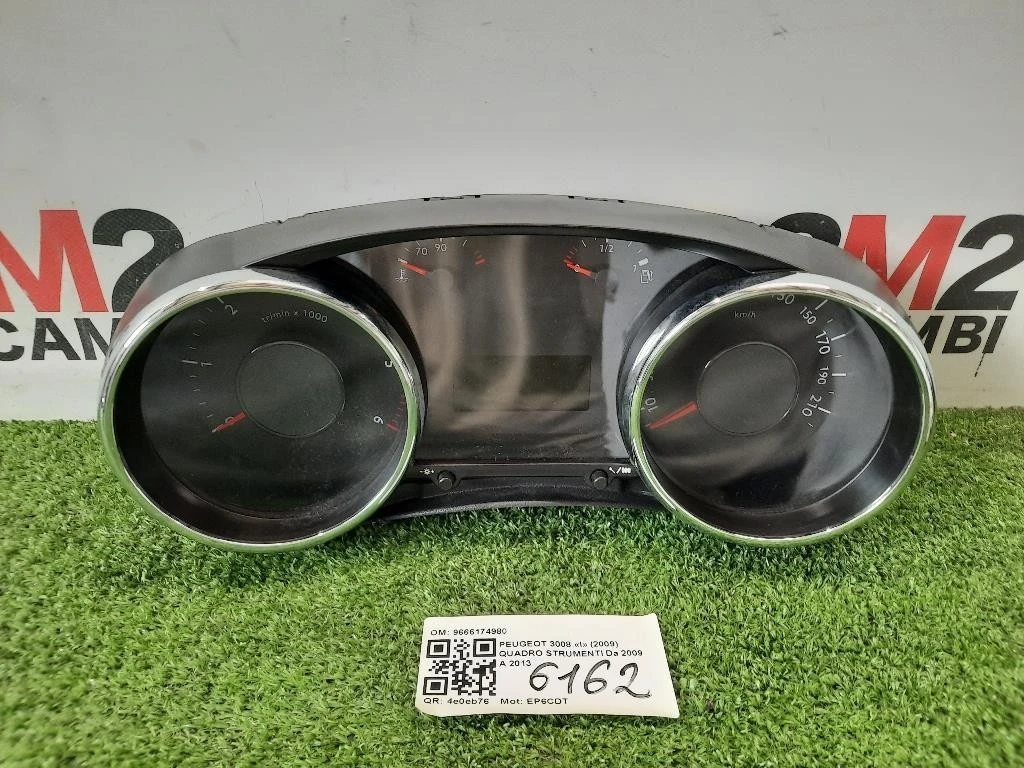 Quadro Strumenti 9666174980 Peugeot 3008 I 2009