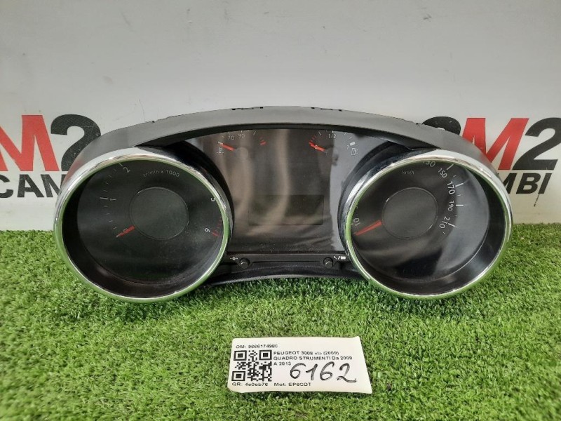 Quadro Strumenti 9666174980 Peugeot 3008 I 2009