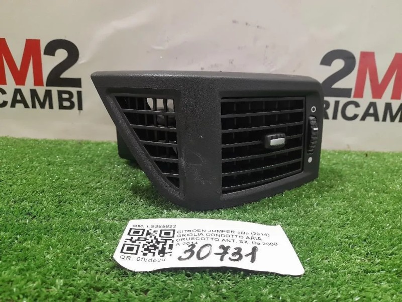 Griglia Condotto ARIA Cruscotto ANT SX LS385822 Citroen Jumper III 2014