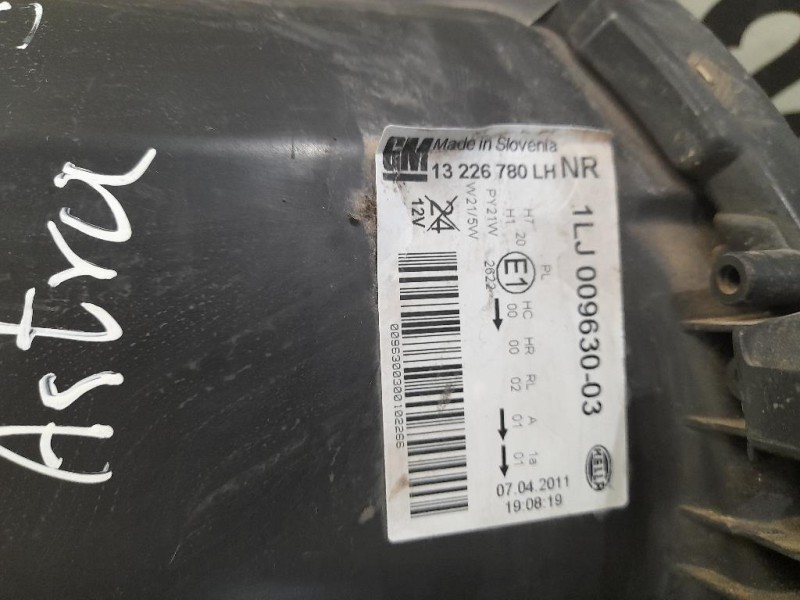 Proiettore ANT SX 13226780 Opel Insignia A 2009