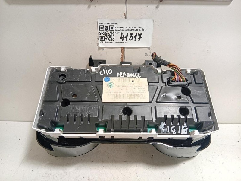 Quadro Strumenti 24810-3956R Renault CLIO IV 2013
