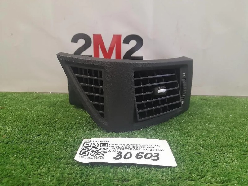 Griglia Condotto ARIA Cruscotto ANT SX LS385822 Citroen Jumper III 2014