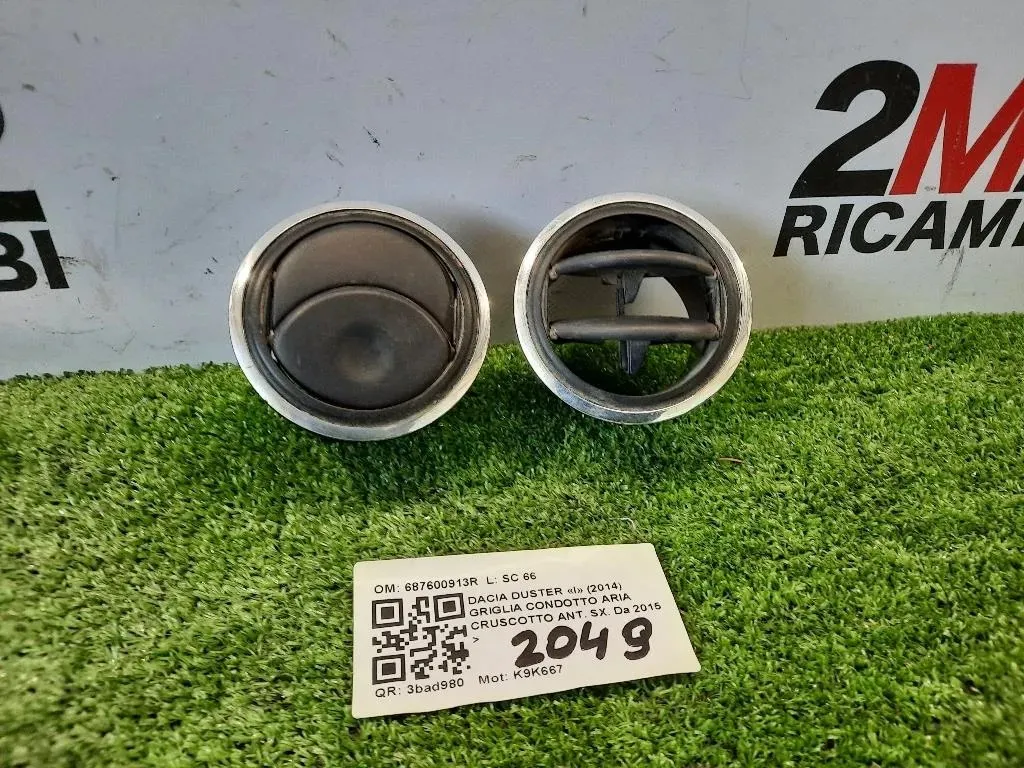 Griglia Condotto ARIA Cruscotto ANT SX 687600913R Dacia Duster I 2014
