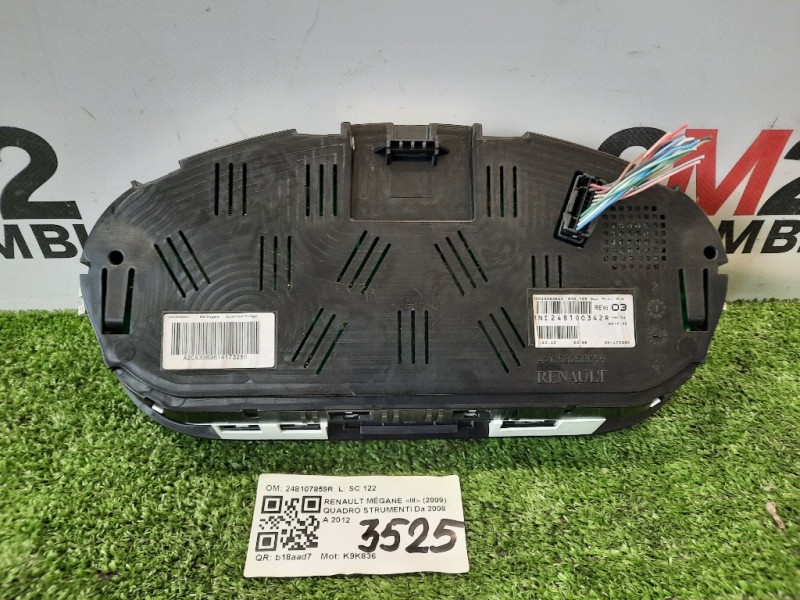 Quadro Strumenti 248107859R Renault Mégane III 2009