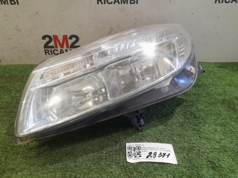 Proiettore ANT SX 1LJ009630-33 Opel Insignia A 2009