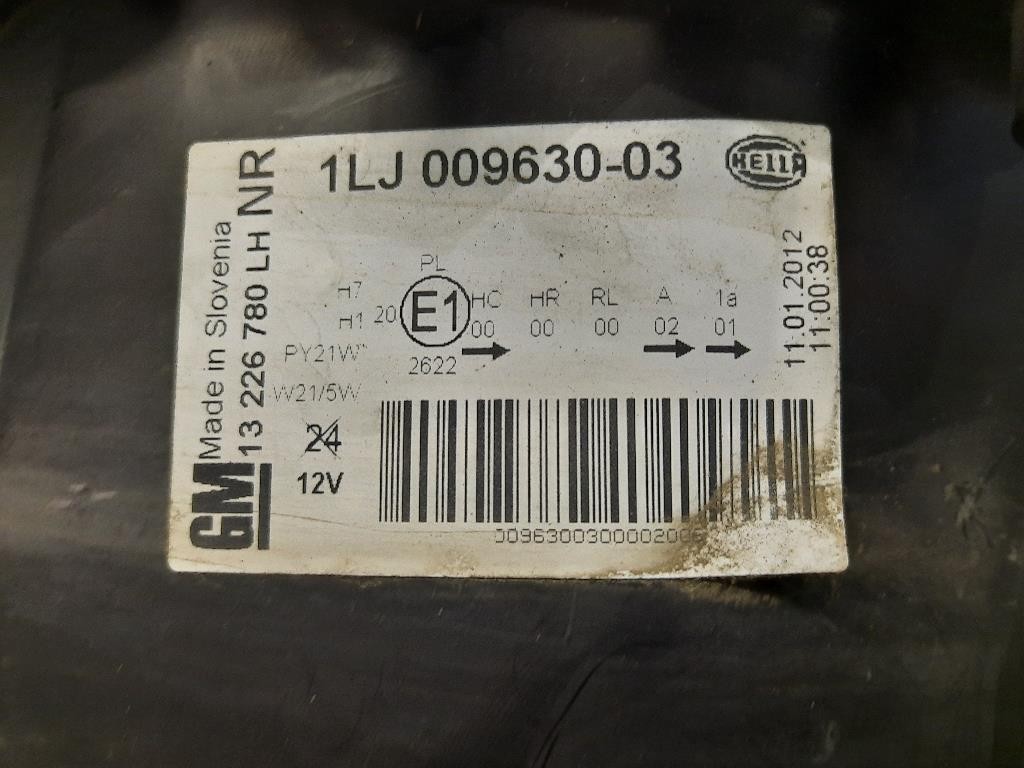 Proiettore ANT SX 13226780 Opel Insignia A 2009