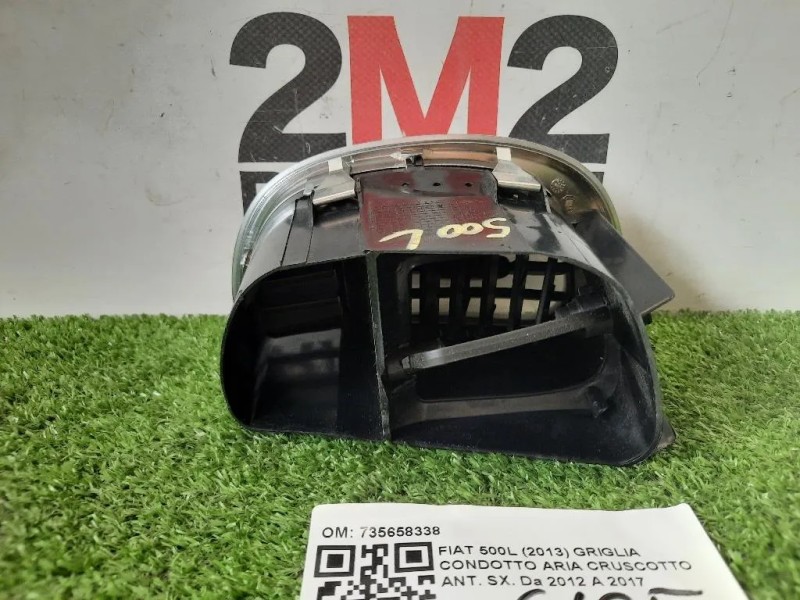 Griglia Condotto ARIA Cruscotto ANT SX 735658338 Fiat 500L 2013