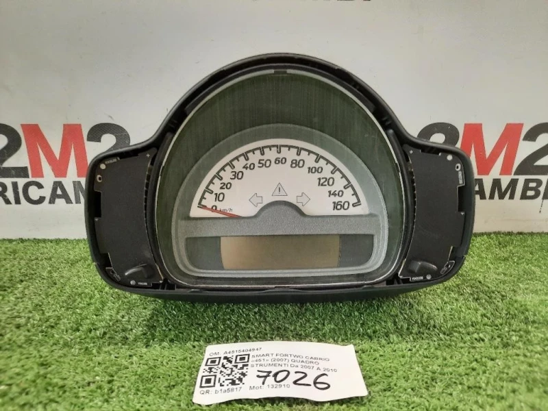 Quadro Strumenti A4515404947 Smart Fortwo Cabrio 451 2007