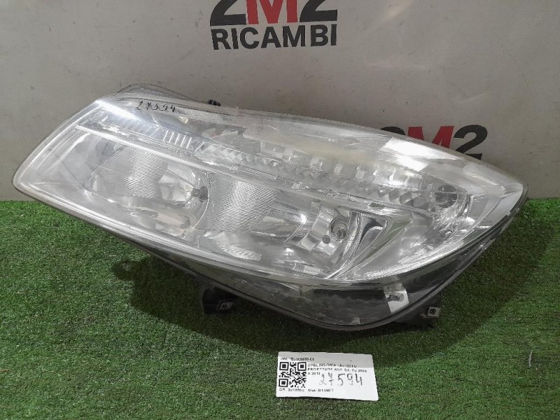 Proiettore ANT SX 1EJ009630-03 Opel Insignia A 2013