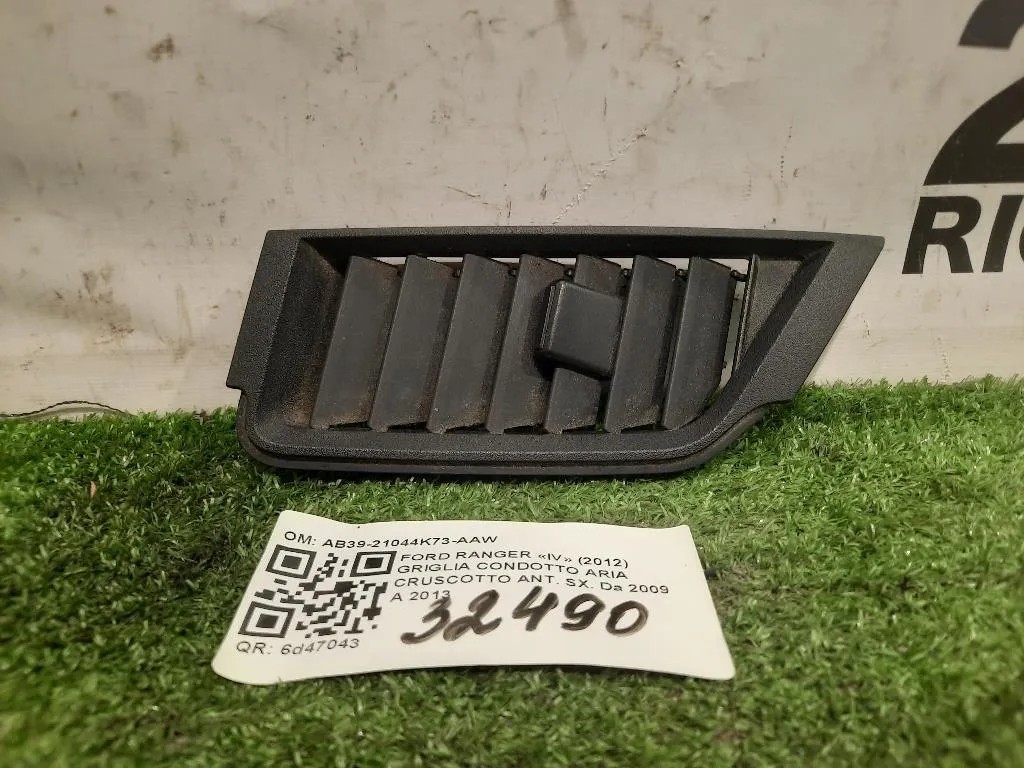 Griglia Condotto ARIA Cruscotto ANT SX AB39-21044K73-AAW Ford Ranger IV 2012