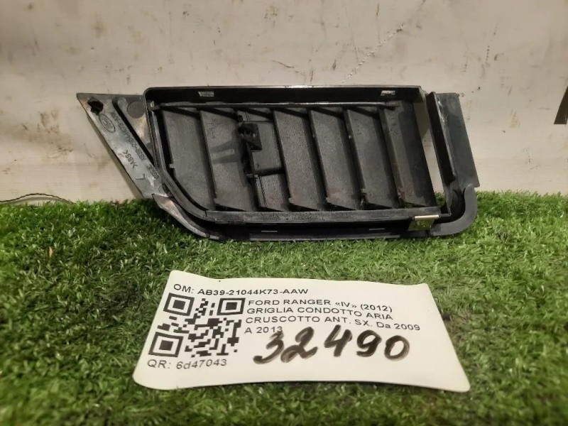 Griglia Condotto ARIA Cruscotto ANT SX AB39-21044K73-AAW Ford Ranger IV 2012
