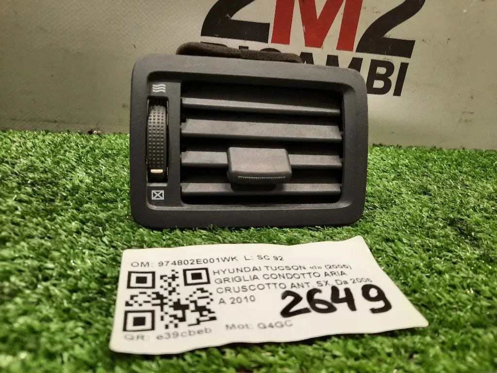 Griglia Condotto ARIA Cruscotto ANT SX 974802E001WK Hyundai Tucson I 2005