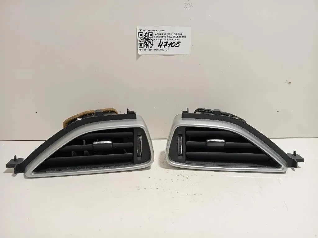 Griglia Condotto ARIA Cruscotto ANT SX GX73-018B09 DX+SX Jaguar XE 2015