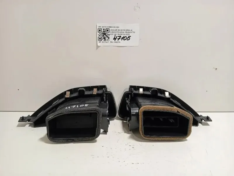Griglia Condotto ARIA Cruscotto ANT SX GX73-018B09 DX+SX Jaguar XE 2015