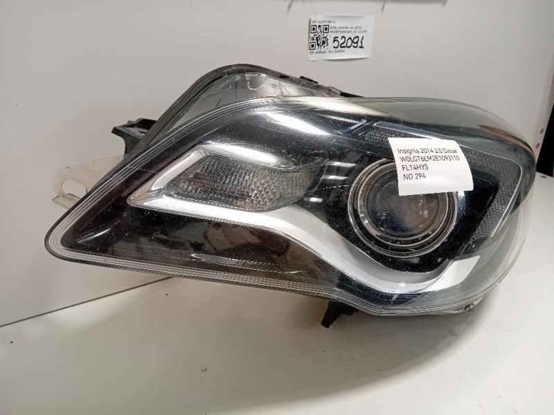 Proiettore ANT SX 1LL011165-13 Opel Insignia A 2013