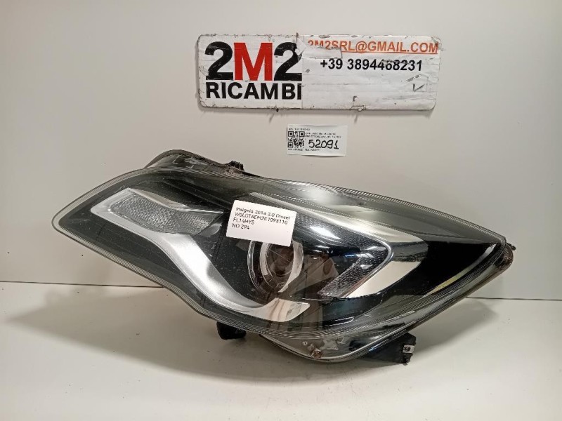 Proiettore ANT SX 1LL011165-13 Opel Insignia A 2013