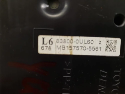 Quadro Strumenti 838000UL60 Toyota Yaris IV 2014