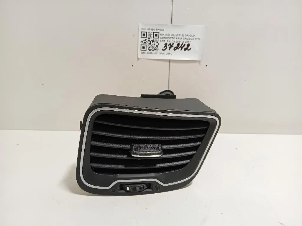 Griglia Condotto ARIA Cruscotto ANT SX 97480-1W000 Kia RIO III 2012