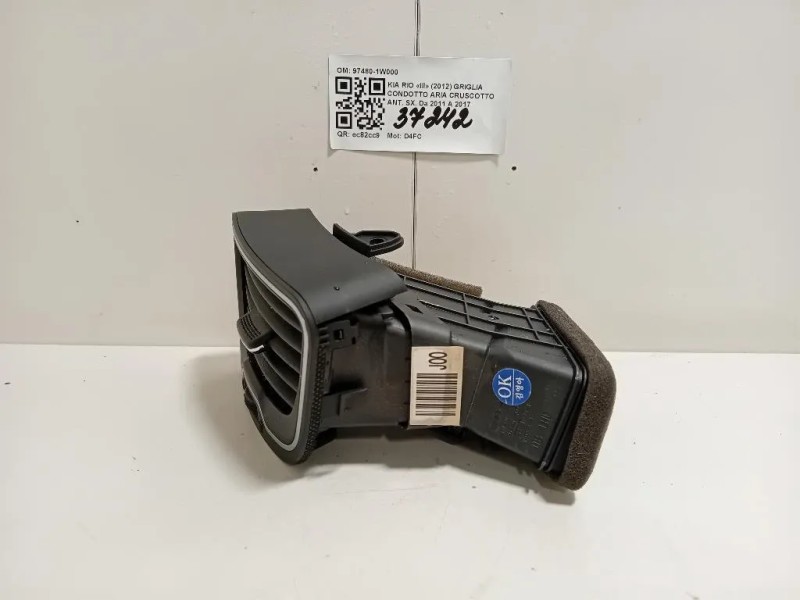 Griglia Condotto ARIA Cruscotto ANT SX 97480-1W000 Kia RIO III 2012