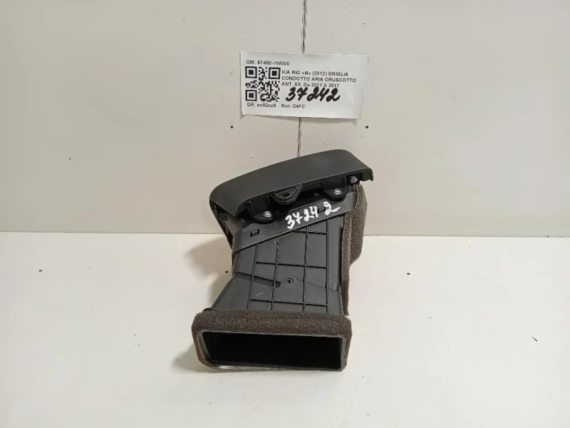 Griglia Condotto ARIA Cruscotto ANT SX 97480-1W000 Kia RIO III 2012